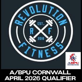 A/BPU Cornwall Qualifier for 2026. British Powerlifting Union UK powerlifting federaton. BPU ABPU Revolution Fitness St Ives